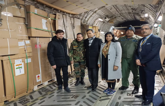 ऑपरेशन दोस्त के तहत मदद जारी भारत तुर्की और सीरिया के लिए भेजा 7वां विमान