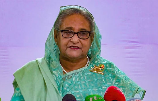 शेख हसीना चुनी गई बांग्लादेश की प्रधानमंत्री