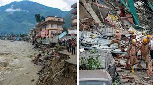 हिमाचल प्रदेश में प्राकृतिक आपदा से भारी तबाही