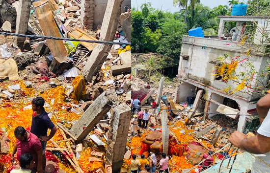 पश्चिम बंगाल में अवैध पटाखा फैक्ट्री में विस्फोट, 7 की मौत, कई घायल