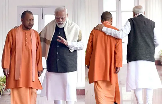 CM योगी ने PM मोदी के साथ शेयर की तस्वीर, एक बड़ा संदेश देने की कोशिश 