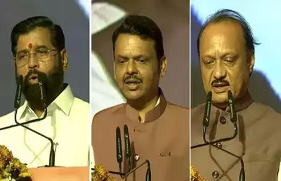फडणवीस ने ली मुख्यमंत्री पद की शपथ, तीसरी बार महाराष्ट्र की संभालेंगे कमान 