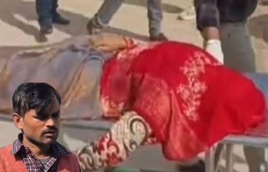 हरदोई में थाने के अंदर पति ने पत्नी को मारी गोली, मौत, मूकदर्शक बनी रही पुलिस 