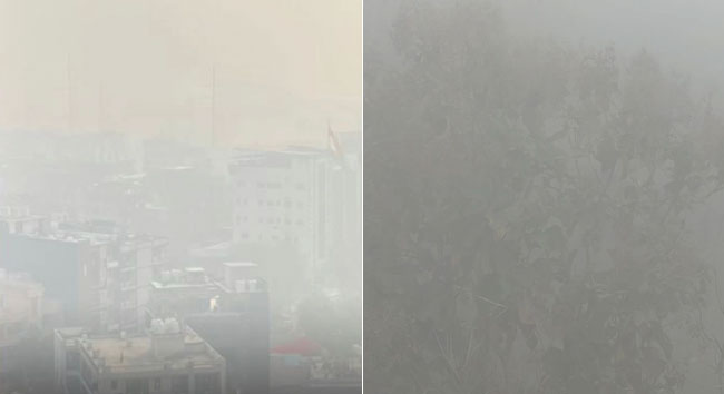 दिल्ली-NCR में अचानक छाई धुंध, कड़ाके की ठंड रहे हालात 