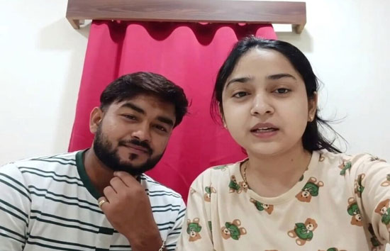 मुस्लिम युवती ने हिंदू युवक से की शादी, वीडियो जारी कर मांगी सुरक्षा