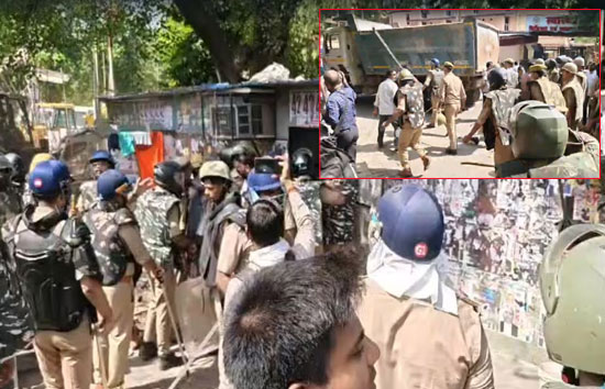 लखनऊ में वकीलों के चैंबरों पर प्रशासन ने चलाया बुलडोजर...हाईकोर्ट के आदेश के बाद की गई करवाई 