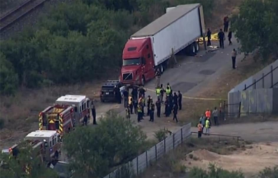 अमेरिका : टेक्सास में ट्रक के अंदर 46 लोगों के मिले शव, मचा हड़कंप 