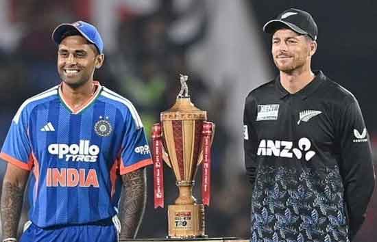 T20 WC : टीम इंडिया और न्यूजीलैंड के बीच फाइनल मैच आज, तीसरी बार खिताब अपने नाम करने उतरेगा भारत 