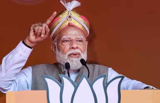 प्रधानमंत्री मोदी ने कांग्रेस पार्टी को बताया परजीवी, DMK को दिया धोखा