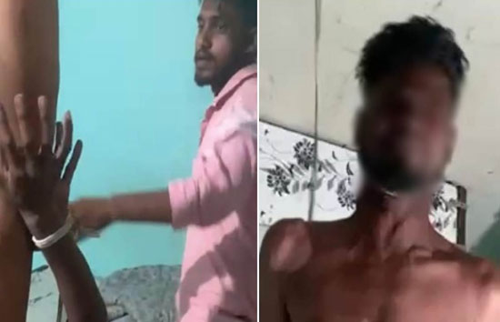 मध्य प्रदेश में आदिवासी युवक की बेल्ट से पिटाई, उल्टा लटकाया, वीडियो भी आया सामने 