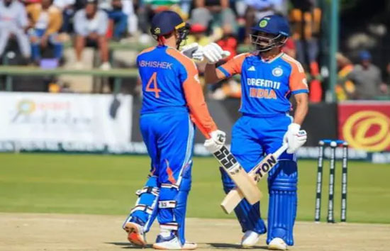IND vs ZIM : भारत ने जीता लगातार दूसरा टी20 मैच, सीरीज में 2-1 से आगे 