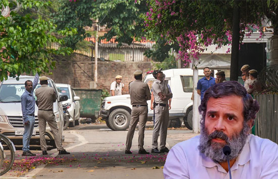 श्रीनगर में दिए एक बयान को लेकर राहुल गांधी के आवास पहुंची पुलिस, कांग्रेस ने पूछा 45 दिन बाद क्यों आई याद?