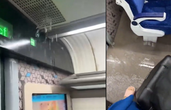 वंदे भारत ट्रेन की छत से टपकने लगा पानी, वीडियो सोशल मीडिया पर वायरल 