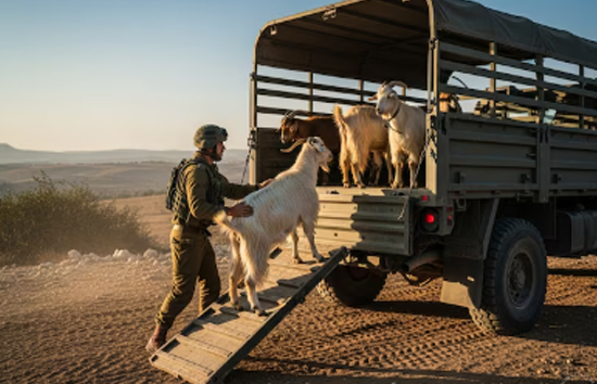 इजरायली सैनिक बकरी चोरी का लगा आरोप, सीरिया में ऑपरेशन के दौरान उठा ले गए 250 बकरियां