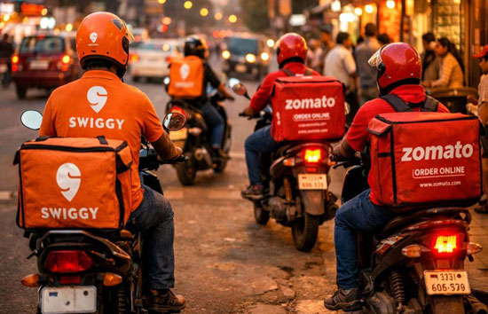 स्विगी और जोमैटो ने कंपनियों ने पीक आवर्स और साल के आखिरी दिन ज्यादा इंसेंटिव देने का किया ऐलान  