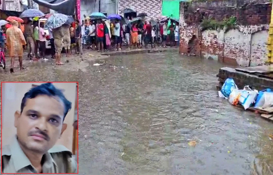 संभल : 20 फीट गहरे नाले में गिरा सिपाही, ड्यूटी पर जाते समय हुआ हादसा 