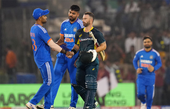 IND vs AUS : भारत ने ऑस्ट्रेलिया को 20 रन से हराया, 5 मैचों की सीरीज में 3-1 से बढ़त