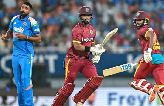 IND vs WI :अंतिम मुकाबले में वेस्टइंडीज ने भारत को पांच विकेट से दी शिकस्त