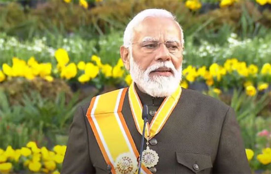भूटान ने पीएम मोदी को दिया सर्वोच्च नागरिक सम्मान, कहा-भारत के 140 करोड़ लोगों को समर्पित