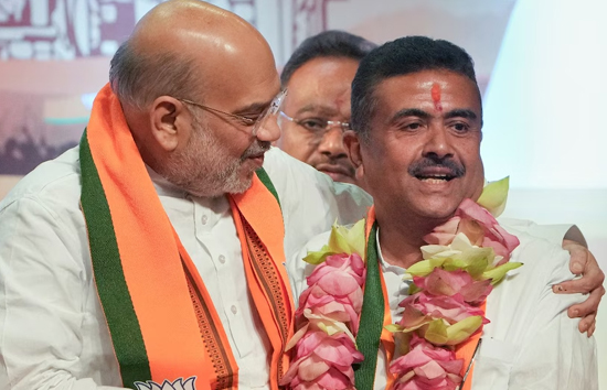 शुभेंदु अधिकारी होंगे पश्चिम बंगाल के नए सीएम, बीजेपी विधायकों की बैठक में अमित शाह ने की घोषणा