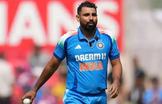 न्यूजीलैंड के साथ होने वाली वनडे सीरीज में मोहम्मद शमी की वापसी तय...लेकिन फिटनेस  को लेकर अड़चन   