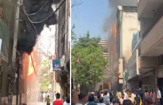 दिल्ली के मालवीय नगर में रेस्टोरेंट-होटल में भीषण आग,  21 की मौत, 35 लोगों को बचाया गया 