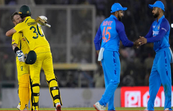  तीन मैचों की टी-20 श्रृंखला के पहले मुकाबले में आस्ट्रेलिया ने भारत को चार विकेट से हराया