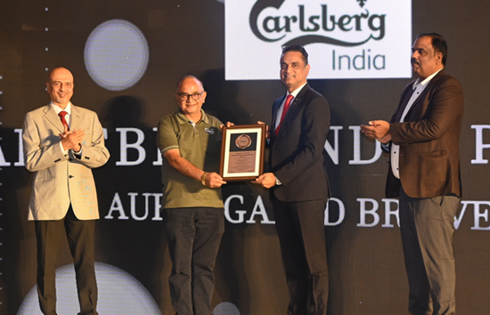 कार्ल्सबर्ग भारत की औरंगाबाद ब्रूअरी को मैन्युफैक्चरिंग कॉम्पिटिटिवनेस 2023-24 के लिए नेशनल अवॉर्ड में कांस्य पदक मिला