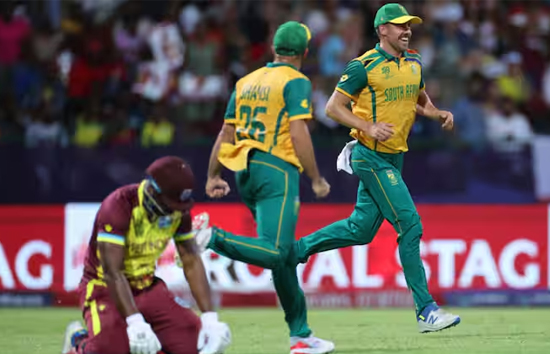 आईसीसी टी20 विश्व कप से बाहर हुआ वेस्टइंडीज, 3 विकेट से साउथ अफ्रीका ने दर्ज की जीत 