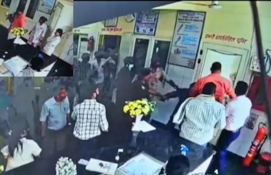 शाहजहांपुर मेडिकल कॉलेज में ट्रेनी नर्सों पर हमला, अपहरण की कोशिश, डायलिस यूनिट में तोड़फोड़